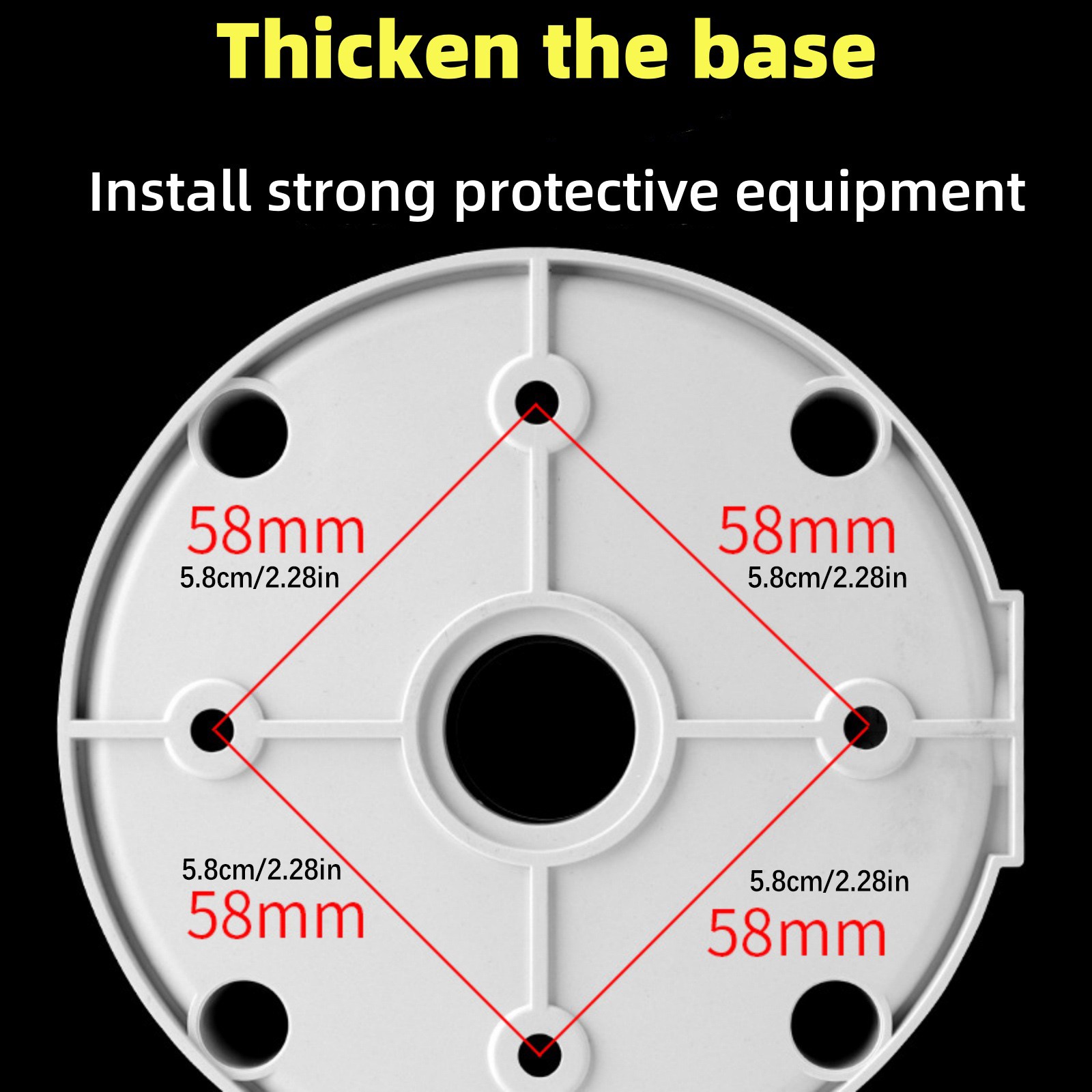 New Waterproof Junction PC Box CCTV Bullet Dome Camera Wall Mount Bracket