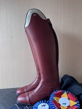 Kingsley Aspen 1 Bordeaux/Creme hohe Dressurstiefel