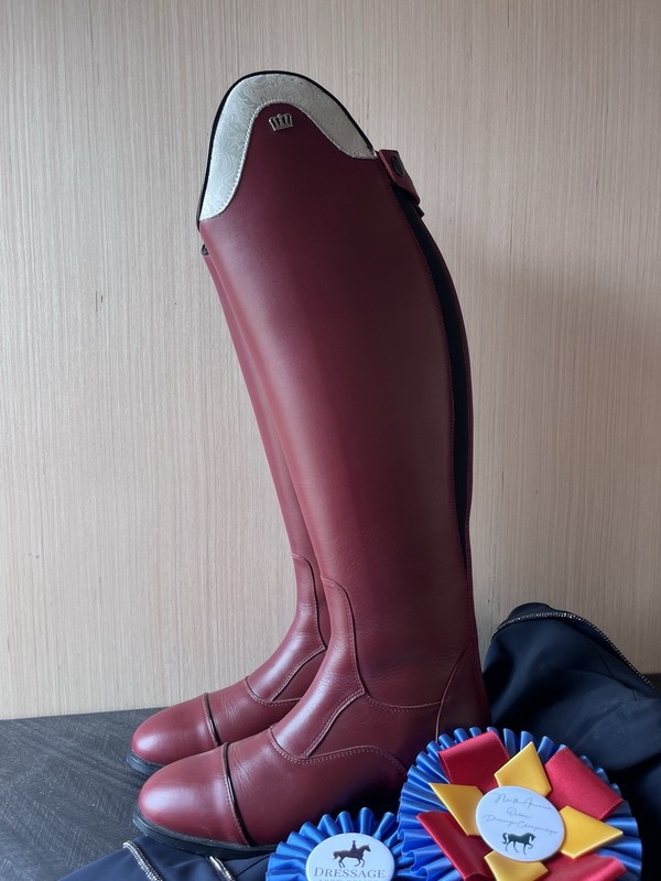 Kingsley Aspen 1 Bordeaux/cream Tall Dressage Boots