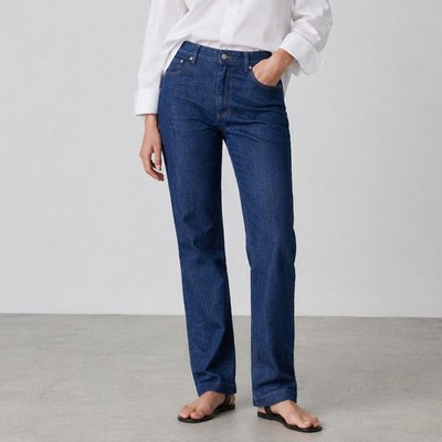 A.P.C. APC Jean Taille Haute Denim Mid-rise Straight Leg Jeans, size 40/US 6/8
