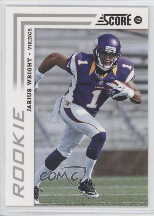 2012 Score Rookie Glossy Jarius Wright #336 Rookie RC n1u