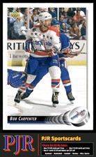Bob Carpenter 1992-93 Upper Deck #478 Washington Capitals