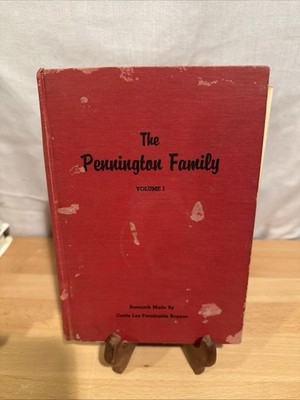 The Pennington Family Volume One History On This Family Book 
