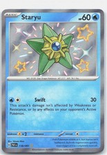 Staryu Holofoil Shiny Rare SV: Paldean Fates 118/091 NM Nisota Niso on eBay
