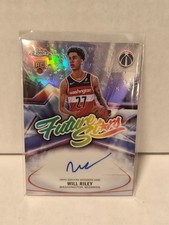 2025-26 Topps Chrome Future Stars Autographs Will Riley RC Auto FS-WR Refractor 