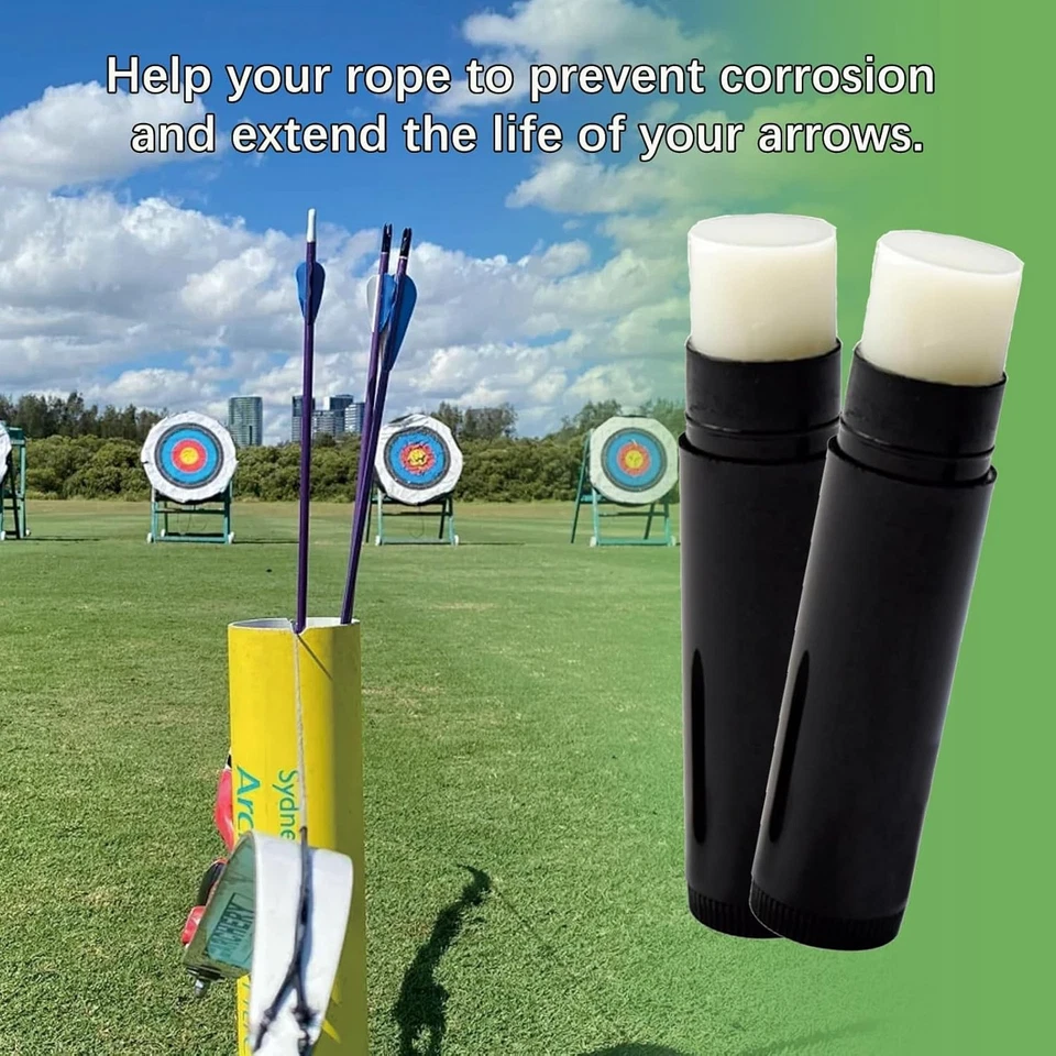 Cuerda de arco de tiro con arco impermeable protectora para ballesta riel lubricante ballesta cuerda  Foto 4 de 4