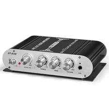 ST-838 2.1 Channel HiFi Stereo Subwoofer Amplifier, RMS 20Wx2+40W Mini Digita...