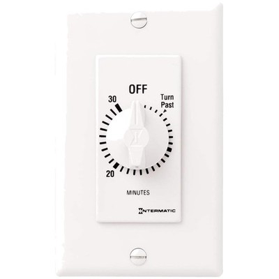 Mechanical Wall Timer for Fans/Lights - 30 Min