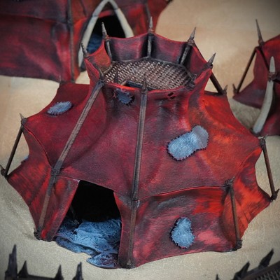 Conquest Creations - Nomadkings Chieftain Hut MESBG 28mm Fantasy Tabletop