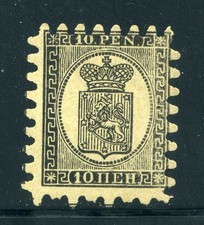 Finland 13 10p Coat of Arms, Mint no gum, Scott $600