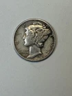 1945 United States SILVER 10 Cent Coin