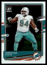 2020 Donruss Optic Christian Wilkins Miami Dolphins #62
