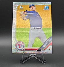 Bowman Chrome Mojo Refractor Brock Burke #BCP-137 Texas Rangers 2019