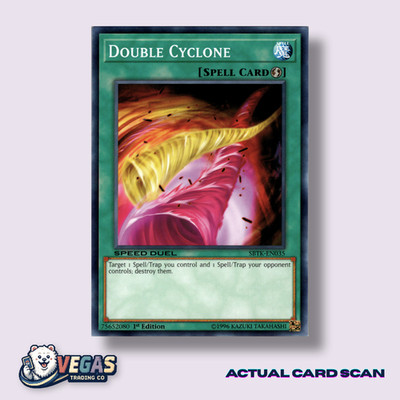 Double Cyclone SBTK-EN035 1st Edition Speed Duel: Trials Common LP Yu-Gi-Oh!