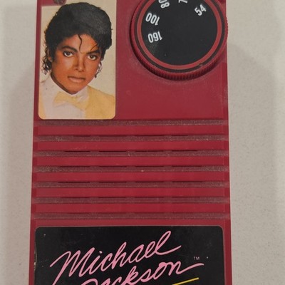 1984 Michael Jackson Vanity Fair Red Radio Original Collectible