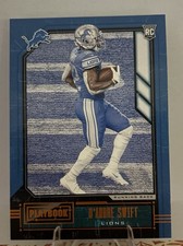 Panini Playbook 2020 D'Andre Swift Detroit Lions Rookie Football #109 Card