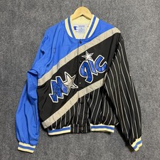 Giacca Bomber NBA Vintage Orlando Magic Anni 90 Campione Basket Taglia Large