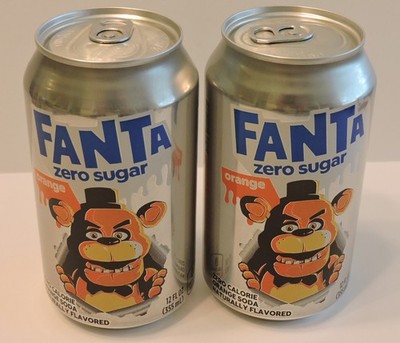 2025 FIVE NIGHTS AT FREDDY'S 2 FANTA ZERO SUGAR FREDDY FAZBEAR 12oz CAN SEALED
