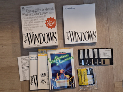 Microsoft Windows 3.1 (Special Upgrade Edition) for Windows 3.0 and 2.x *RARE!*