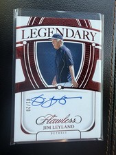 2024 Panini Flawless Legendary Scripts Ruby Jim Leyland Auto Detroit Tigers 1/20