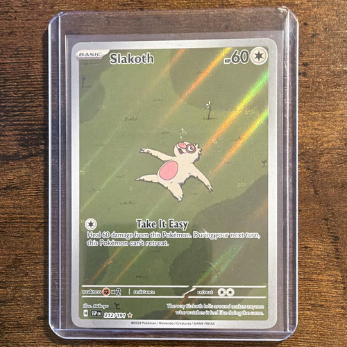 slakoth pokemon card value (REVERSE HOLO) : PLATINUM 095/127 Take It Easy Heal 60 damage from this Pokemon Slakoth is the best Surging