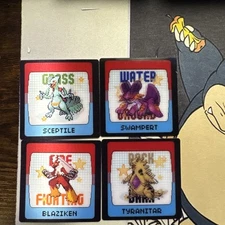 Pokemon Eif origin Gameboy lenticulars Wave 3 Set Of Four (4) Super Rares