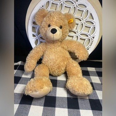 Steiff Plush Tan Stuffed Bear