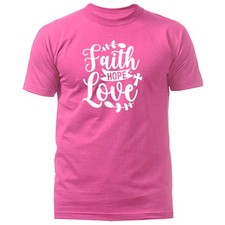 Faith Hope Love Christian Religious God Bible Church Jesus Christ T-shirt