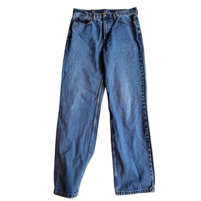 Levi Strauss 550 Jeans Mens W36 L36 Relaxed Fit Blue Denim