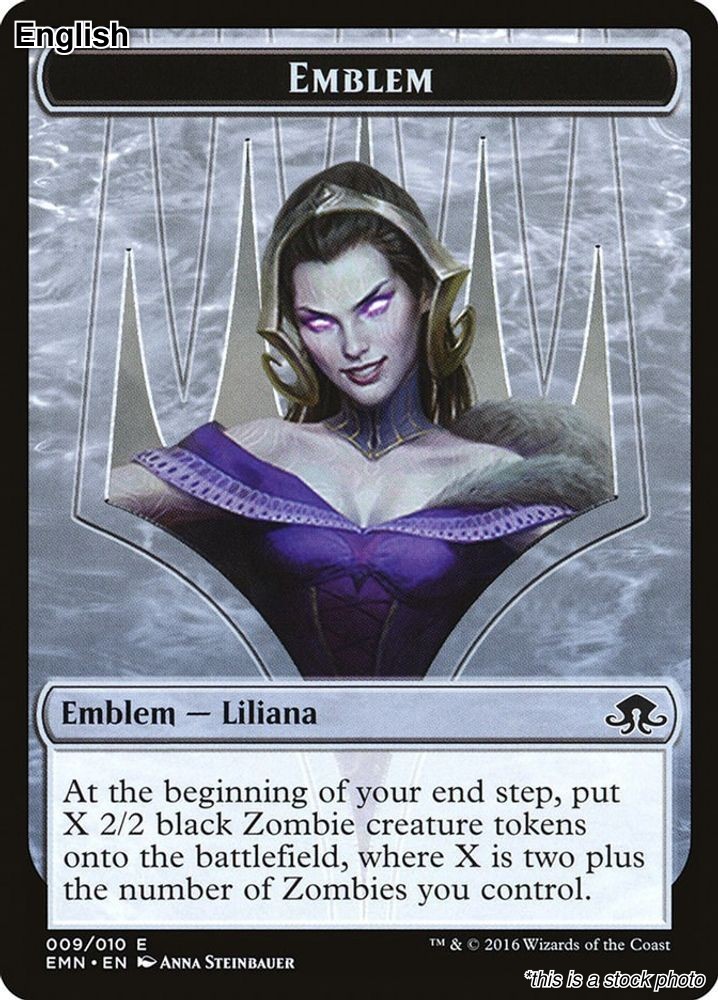 Emblem - Liliana, the Last Hope EN [EMN - 9] - NM TCG MTG