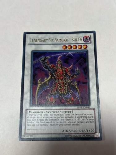 Yugioh Legendary Six Samurai - Shi En STOR-EN041 - Ultimate Rare Plus Super Rare - Picture 6 of 7