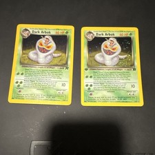 Pokémon Team Rocket Dark Arbok 1st Edition  & Holo Lot - 2 Cards 2/82