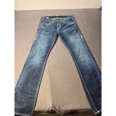 パンツ true religion super t 30 True Religion Ricky Relaxed Straight Super T Jeans Mens 30 Blue