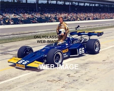 1972 INDY 500 SPEEDWAY WINNER MARK DONOHUE AUTO RACING 8X10 PHOTO SUNOCO MCLAREN