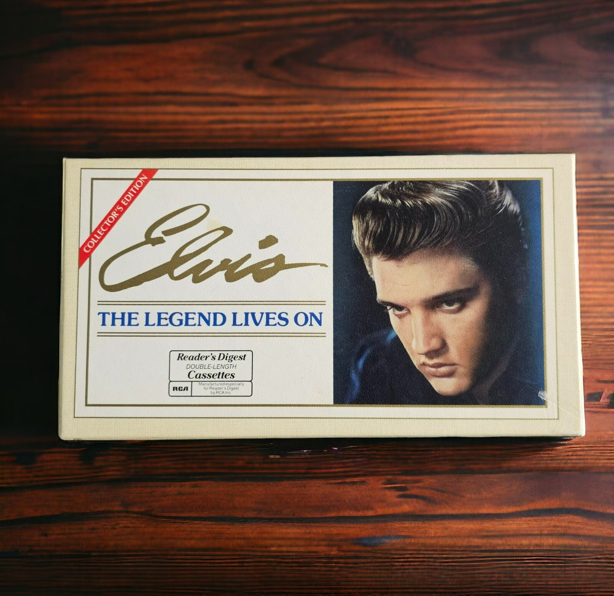 Readers Digest Elvis The Legend Lives On 3 Cassette Tapes Box Set