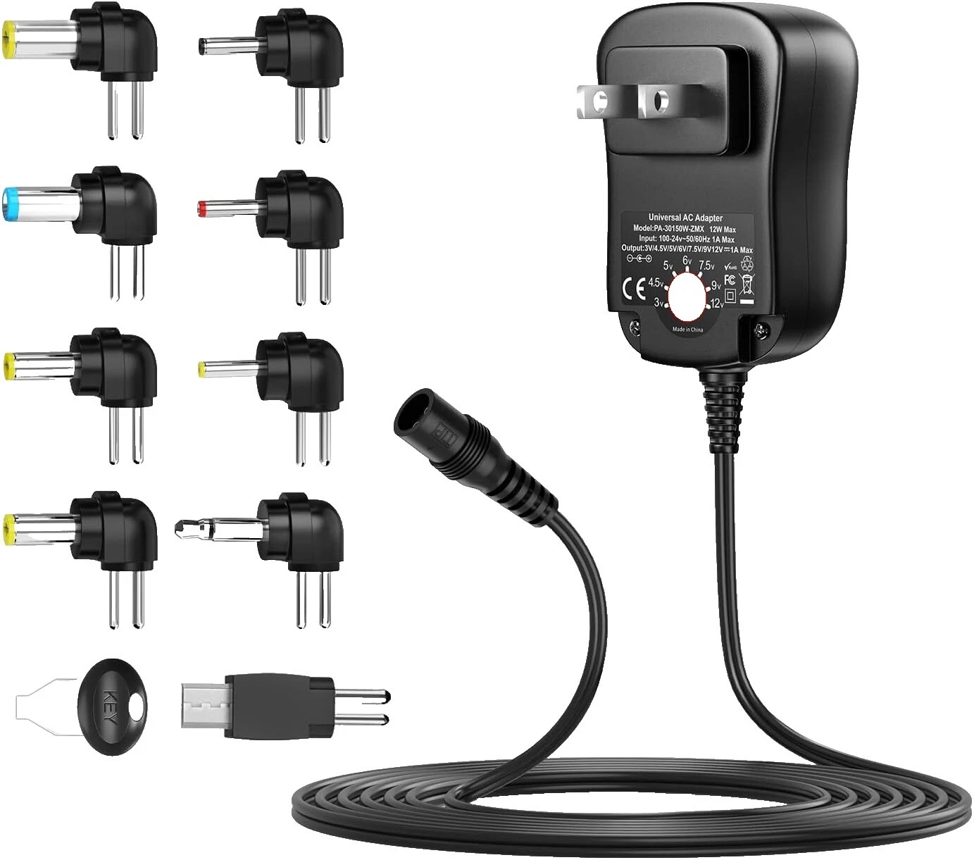 4.5 V AC DC Adaptadores de usos múltiples