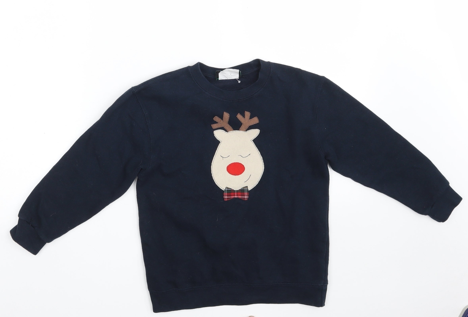 Felpa pullover blu per bambina NON PER PONY taglia 7 8 anni Natale