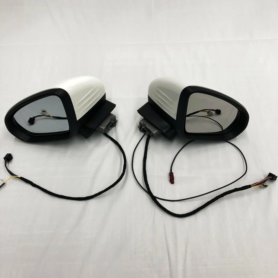 Par de espejos retrovisores laterales de coche W177 para Mercedes Benz Clase A A200 A220 A250 blanco Foto 2 de 4