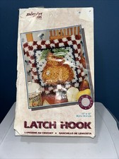 MODERN ART BY CARON INTERNATIONAL LATCH HOOK 12" X 12" KIT, 4638 PEAR