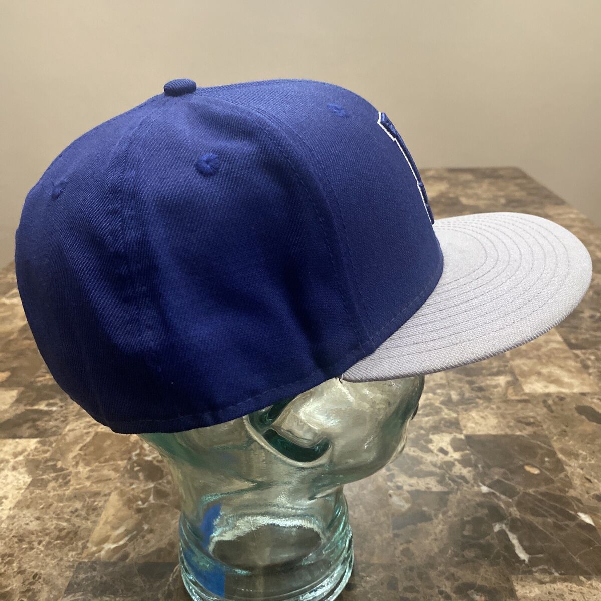 Los Ángeles Dodgers New Era Hat/Cap Size 7 5/8 Blue/Gray