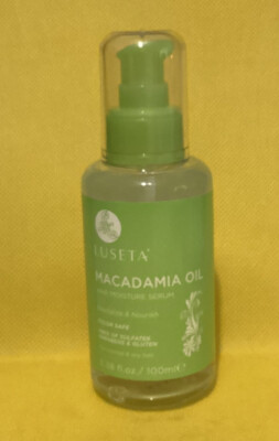 Brand New! Luseta Macadamia Oil Hair Moisture Serum Natural Sulfate Free Formula