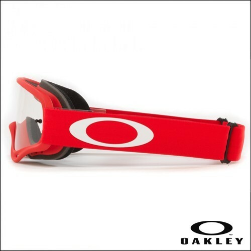 OAKLEY O-FRAME MASCHERA MOTOCROSS RED LENS CLEAR - Foto 2 di 3