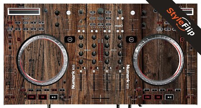 Numark NS6 | Color Wood 3 | Protective Decal | StyleFlip Skins