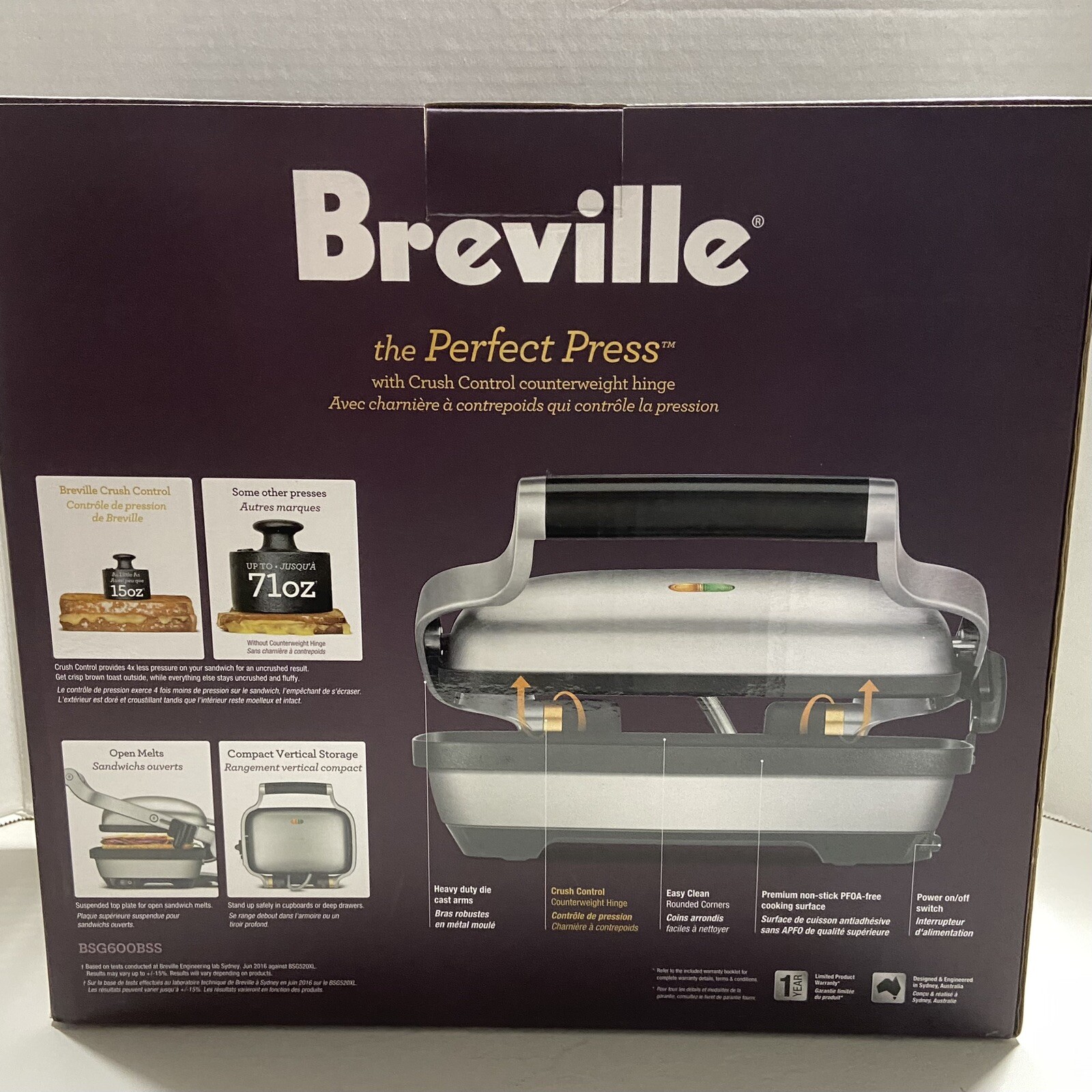 Breville Panini Press for sale online eBay