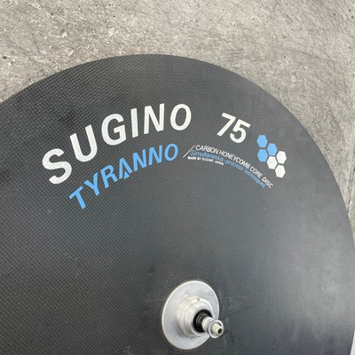 667CB スギノ SUGINO 75 TYRANNO チラノ アルミ ディスク リア