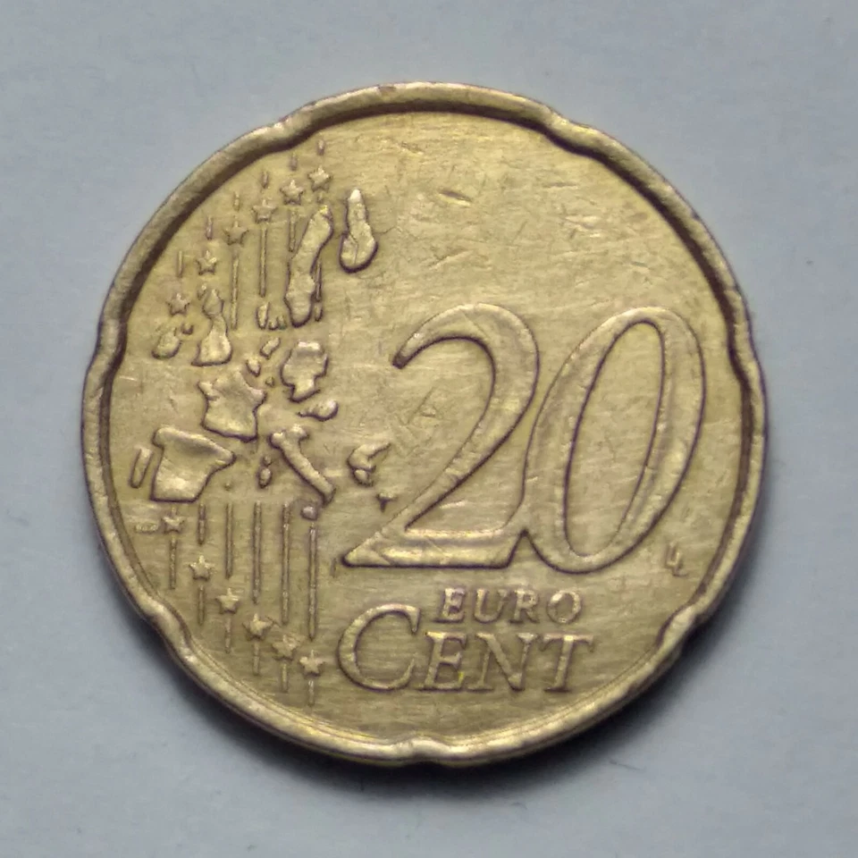 France, 20 Euro Cent, 2000 (Collectible Coin)!! - Image 2 of 2