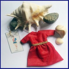 New Doll Dress Colorful Red Casual Party Outfit Frock for Girl Doll