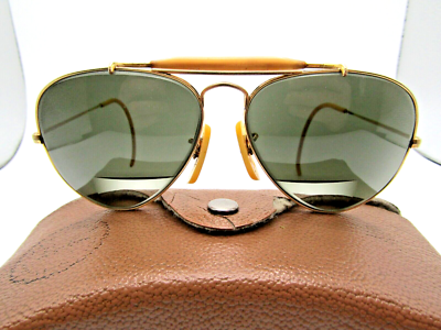 Vintage Rare Bausch & Lomb B&L Ray-Ban 1/10 12K GF Aviator Cable