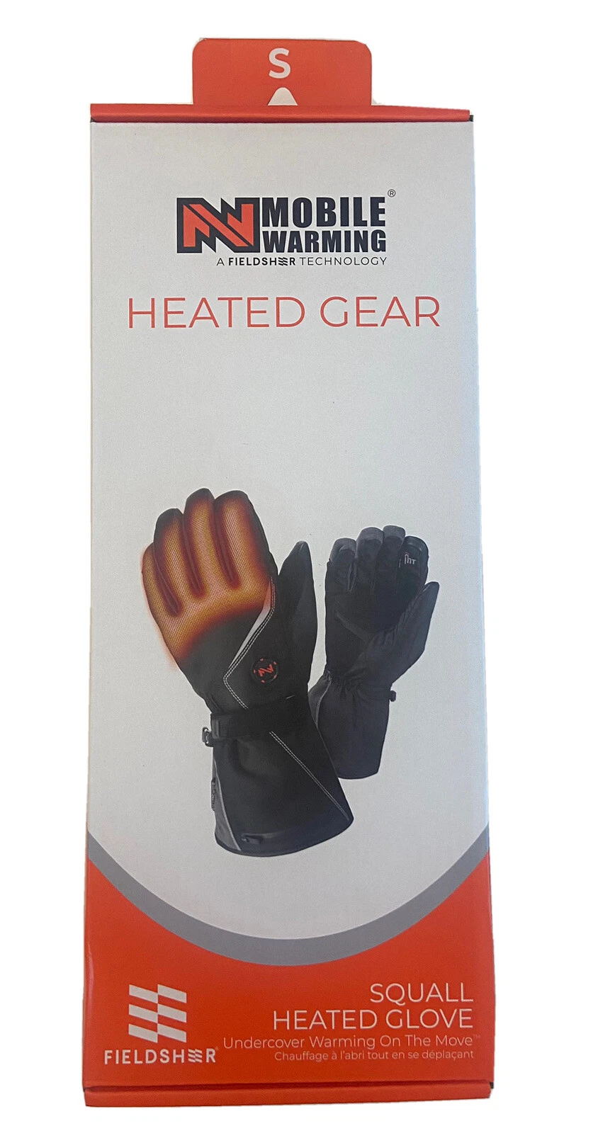 FieldSheer Squall Heated Gloves SMALL NEW 5.0V Battery Powered Waterproof