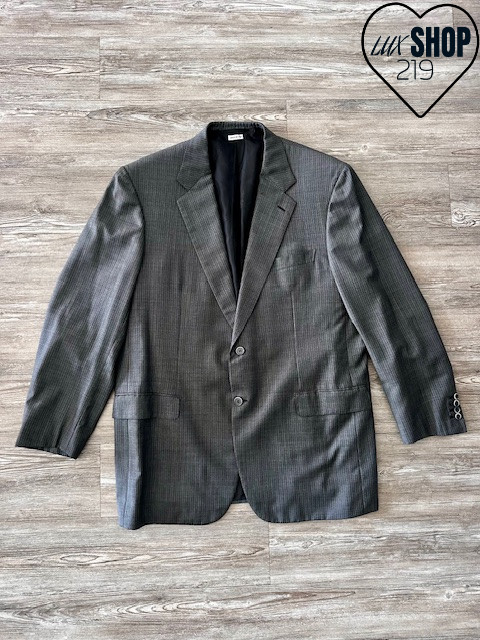 Brioni Sport Blazer Wool Super 150'S Nomentano Navy Pinstriped by